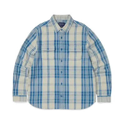 thisisneverthat Big Flannel Work Shirt "Blue"