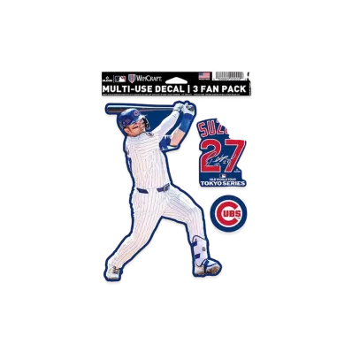 MLB Wincraft Cubs Seiya Suzuki Tokyo Series Opening Game Fan Decal