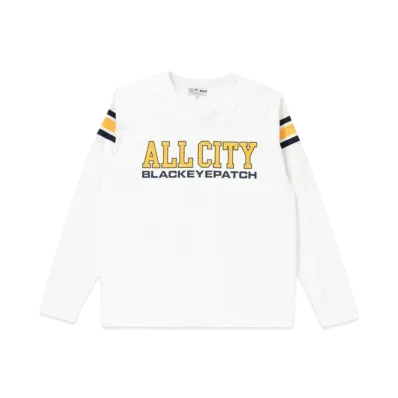 BlackEyePatch All City Football Heavy-Weight Tee "White"