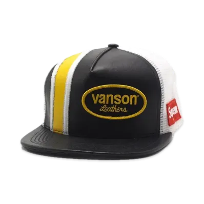 Supreme x Vanson Leathers Mesh Back 5-Panel "Black"