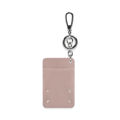 Maison Margiela 4 Stitch Card Holder Keychain "Pink"