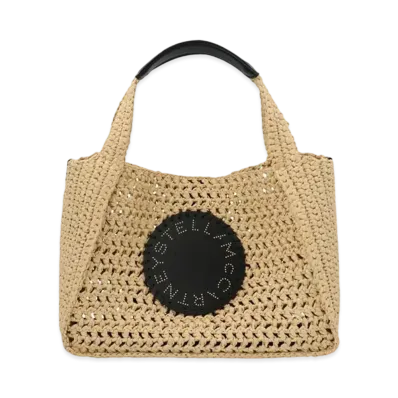 STELLA McCARTNEY Stella Logo Lafia Cross Body Bag "Natural"