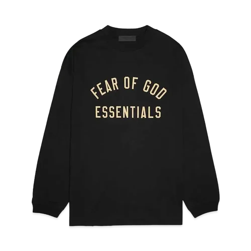 FEAR OF GOD ESSENTIALS Jersey Long Sleeve Tee "Black"