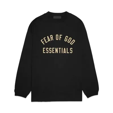 FEAR OF GOD ESSENTIALS Jersey Long Sleeve Tee "Black"