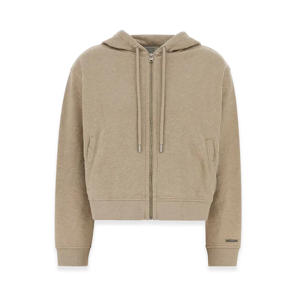 Maison Kitsune Women's Cotton Sweatshirt "Beige"