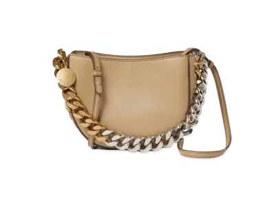 Stella McCartney Frayme Small Shoulder Bag "Sand"
