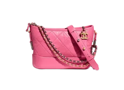 CHANEL Gabrielle De Chanel Small Hobo Bag Aged Calfskin & Calfskin "Pink"