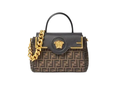 FENDI x Versace Fendace La Medusa Medium Handbag "Brown"