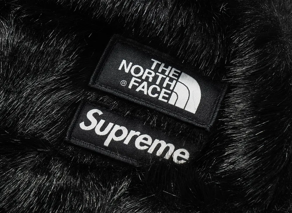 Supreme x The North Face Faux Fur Waist Bag 