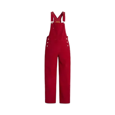 Levi's x Girl’s Don’t Cry Corduroy Overall "Red" / VERDY