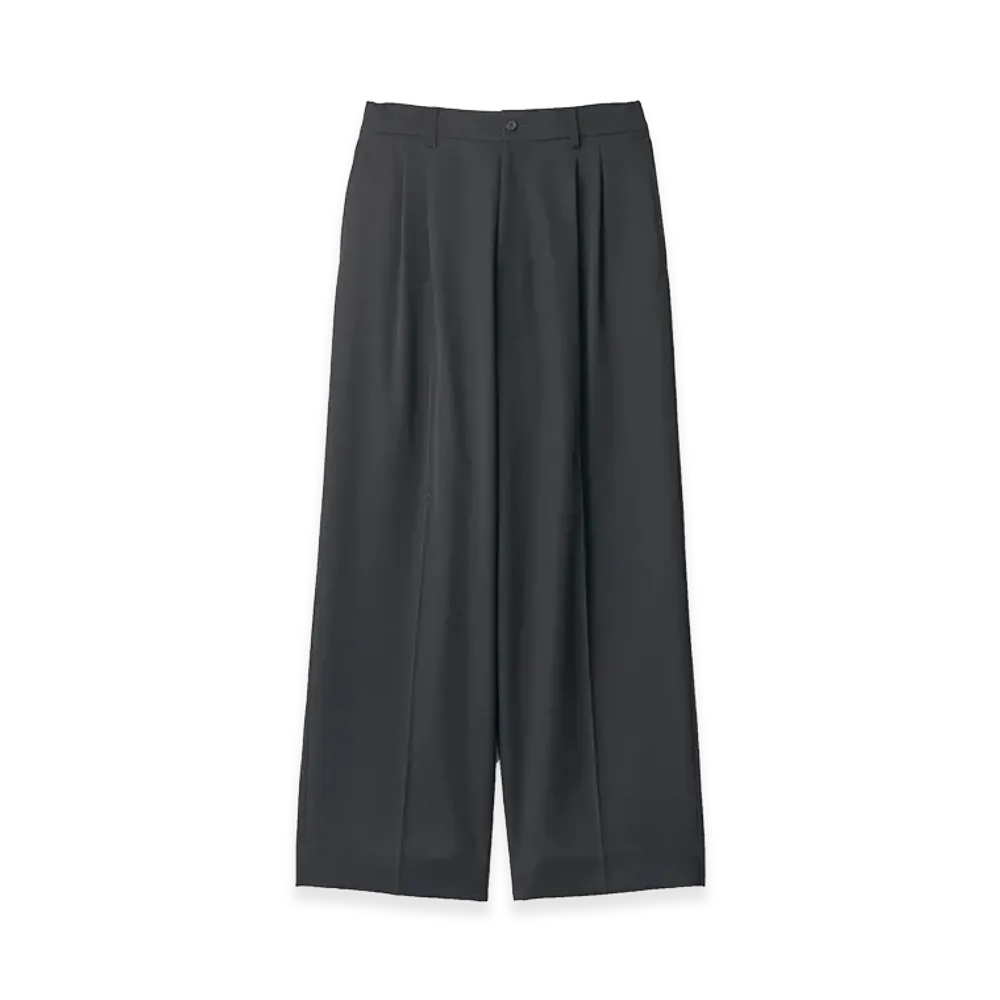 ssstein Easy Long Wide Trousers "Black"