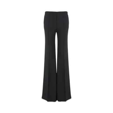 Chloe Flare Pants In Stretch Wool "Black"
