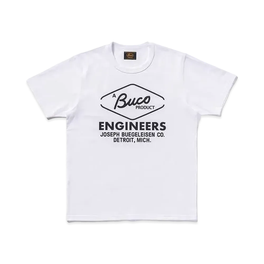 THE REAL McCOY'S Buco Tee / Engineers "White"