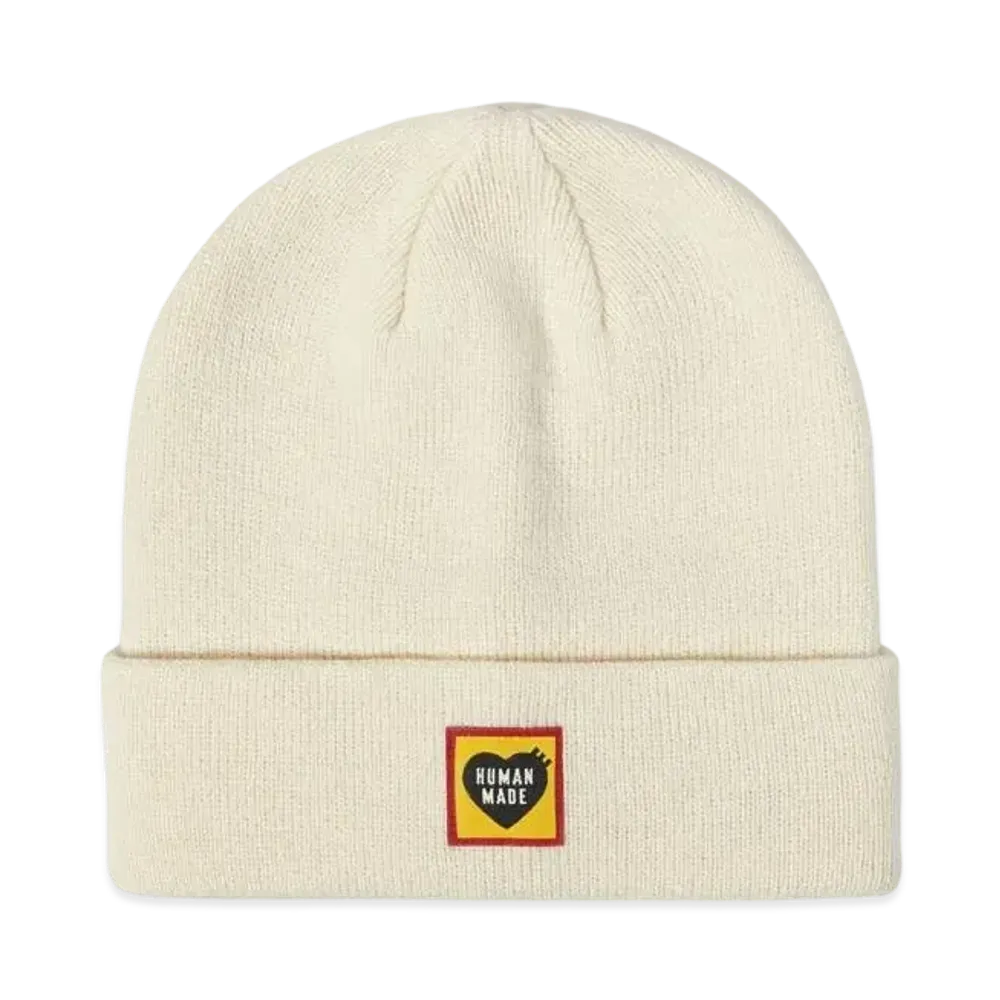 HUMAN MADE CLASSIC BEANIE "White"