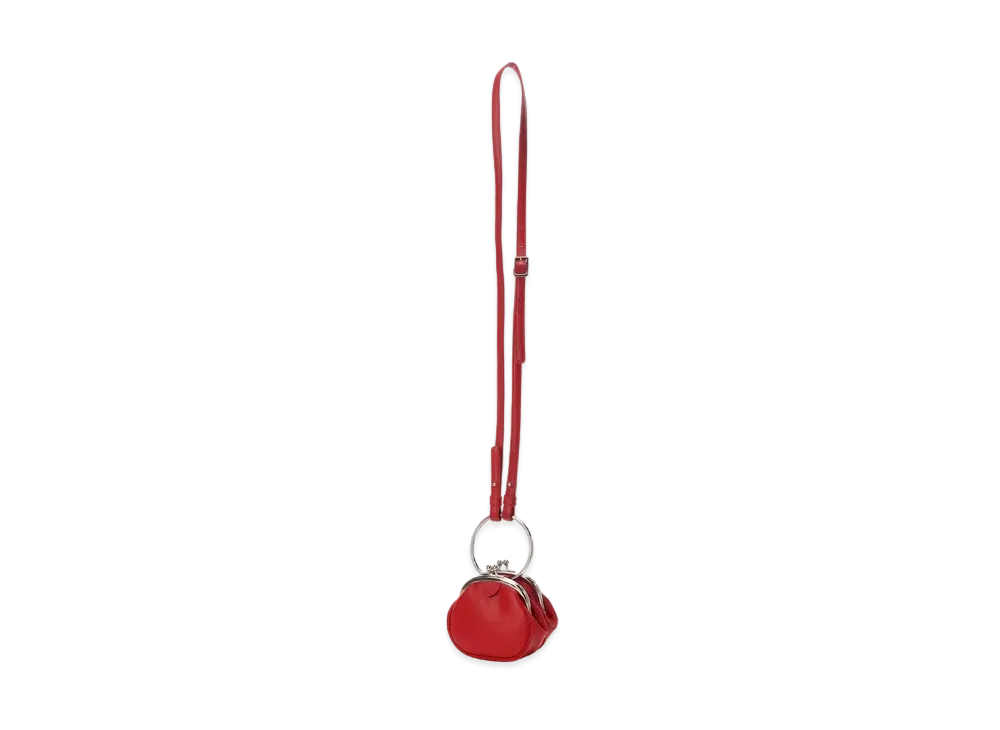Yohji Yamamoto Y's COLOR LEATHER W CLASP POCHETTE "Red"