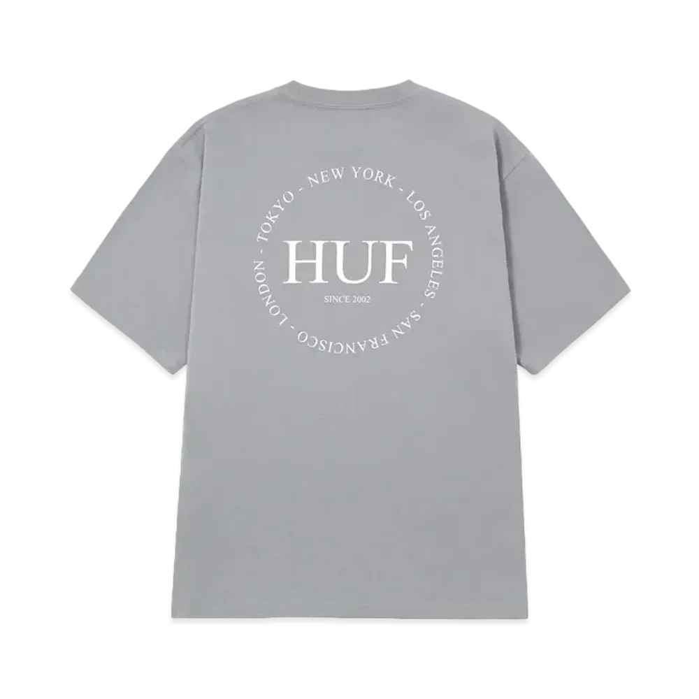 HUF Summer Splash Collection Fine Print Tee "Grey"