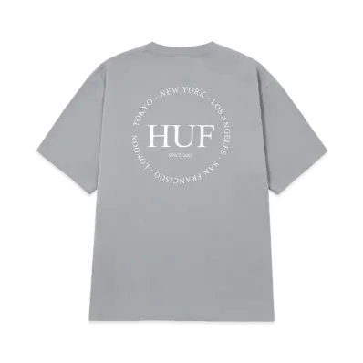 HUF Summer Splash Collection Fine Print Tee "Grey"