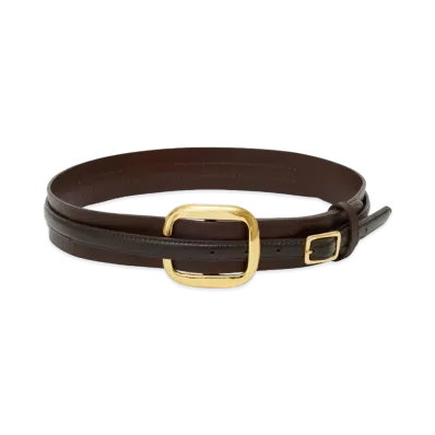 UNDERCOVER Cowhide Leather Belt "Brown"