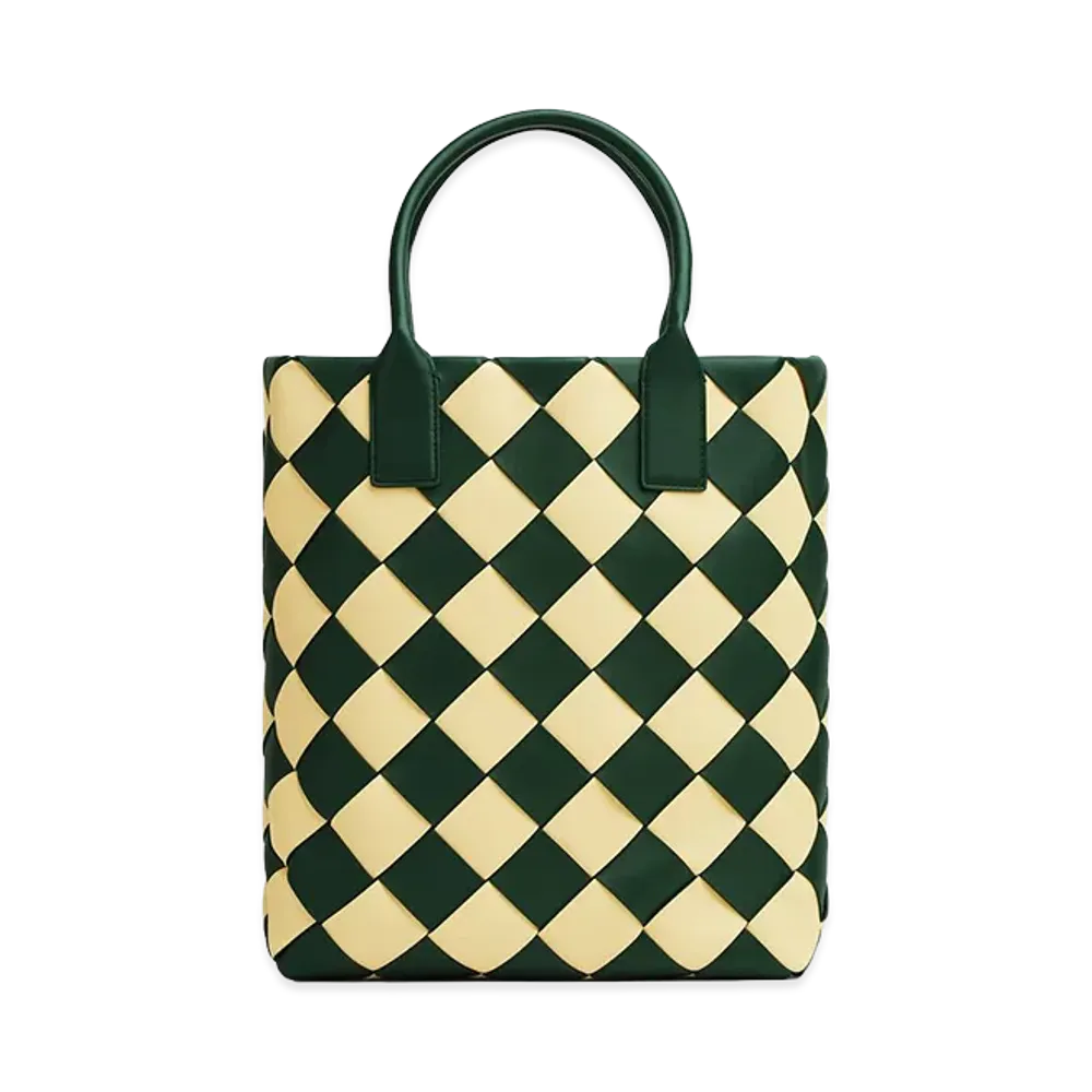 Bottega Veneta Cabat "Pine Green/Zabaione"