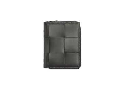 Bottega Veneta Zip Around Wallet "Light Graphite"