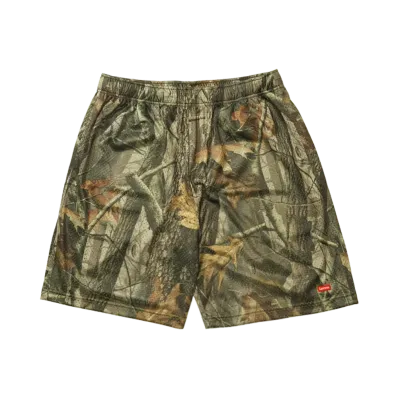 Supreme Small Box Baggy Mesh Short "Realtree Hardwoods Camo"