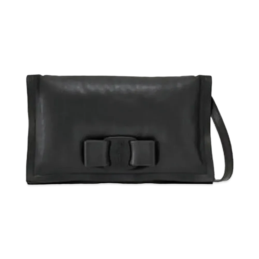 Salvatore Ferragamo Viva Bow Minibag "Black"