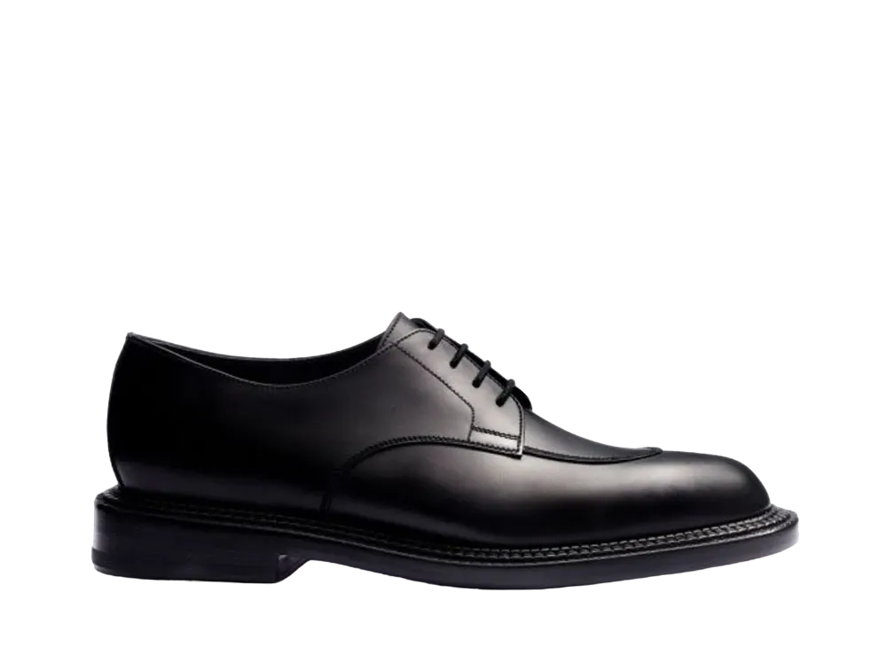 J.M.Weston Women's Daphne Derby #122 Box Calf "Black"12G11011229J Triple Sole