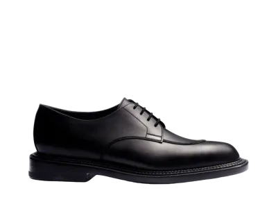J.M.Weston Women's Daphne Derby #122 Box Calf "Black"12G11011229J Triple Sole