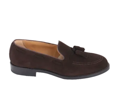 REGAL Tassel Calf Leather Suede "Dark Brown" 12VR