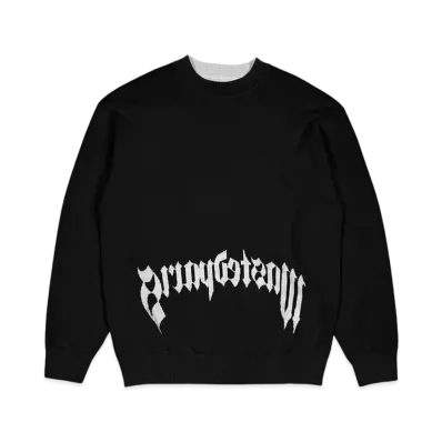 WASTED PARIS Pitcher Reverse Sweater "Black"