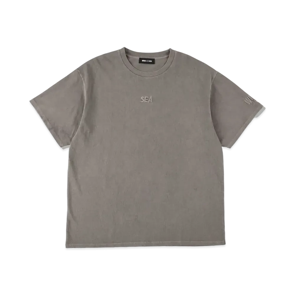 WIND AND SEA SEA (PIGMENT-DYE) S/S T-SHIRT "Charcoal"