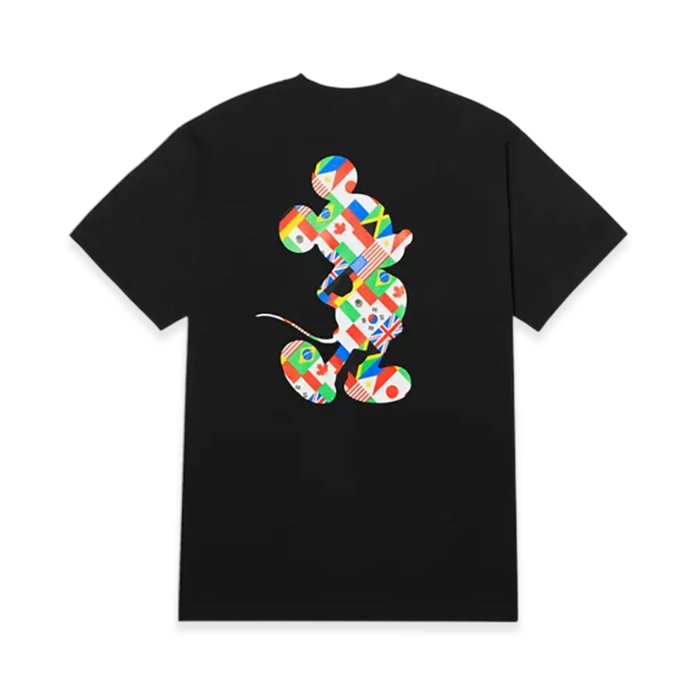 HUF x Disney Mickey Mouse Mickey World Tour Silhouette Tee "Black"