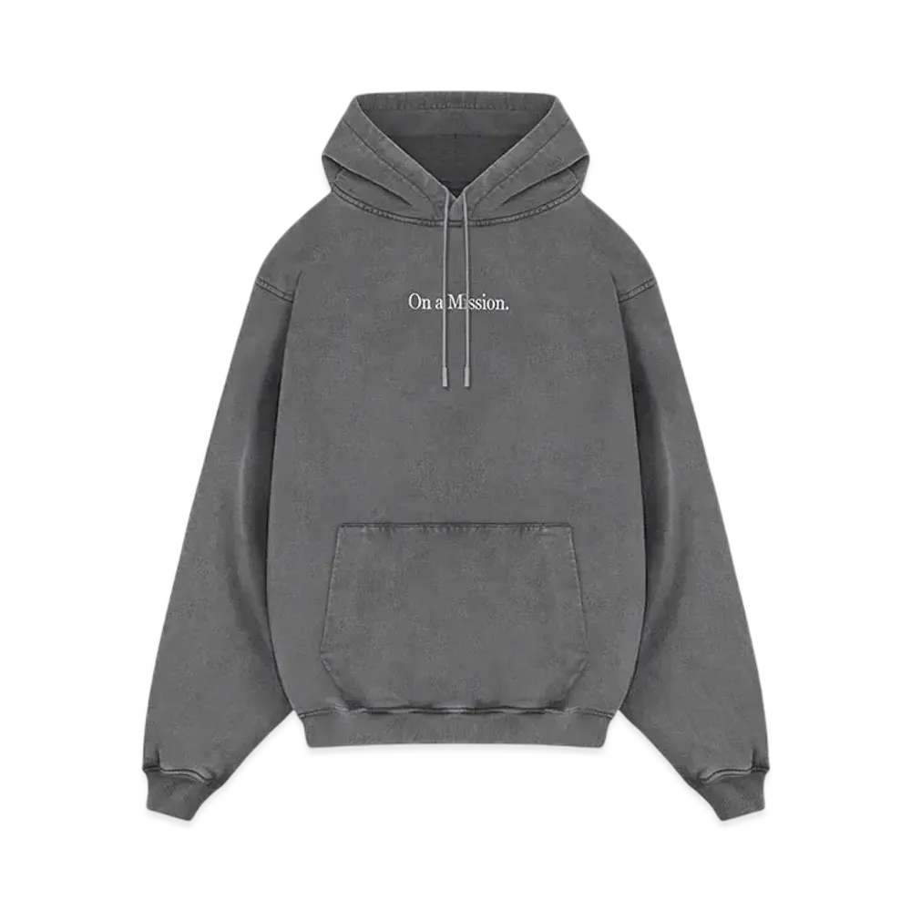REPRESENT 247 On A Mission Hoodie "Aged Black"