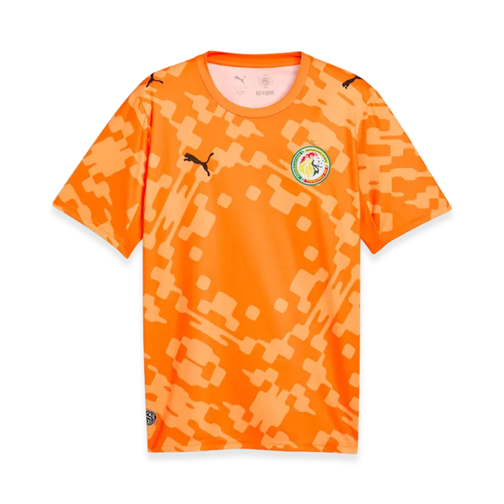 PUMA x Salehe Bembury x Senegal Football Replica Short Sleeve GK Shirt "Vermillion/Orange Glo"