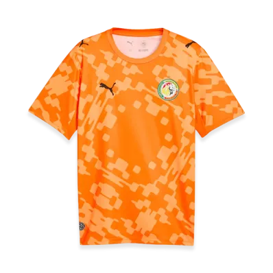 PUMA x Salehe Bembury x Senegal Football Replica Short Sleeve GK Shirt "Vermillion/Orange Glo"
