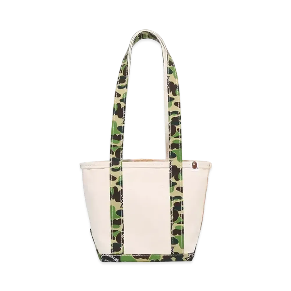 SAINT Mxxxxxx x A BATHING APE Tote Bag S "Ivory"