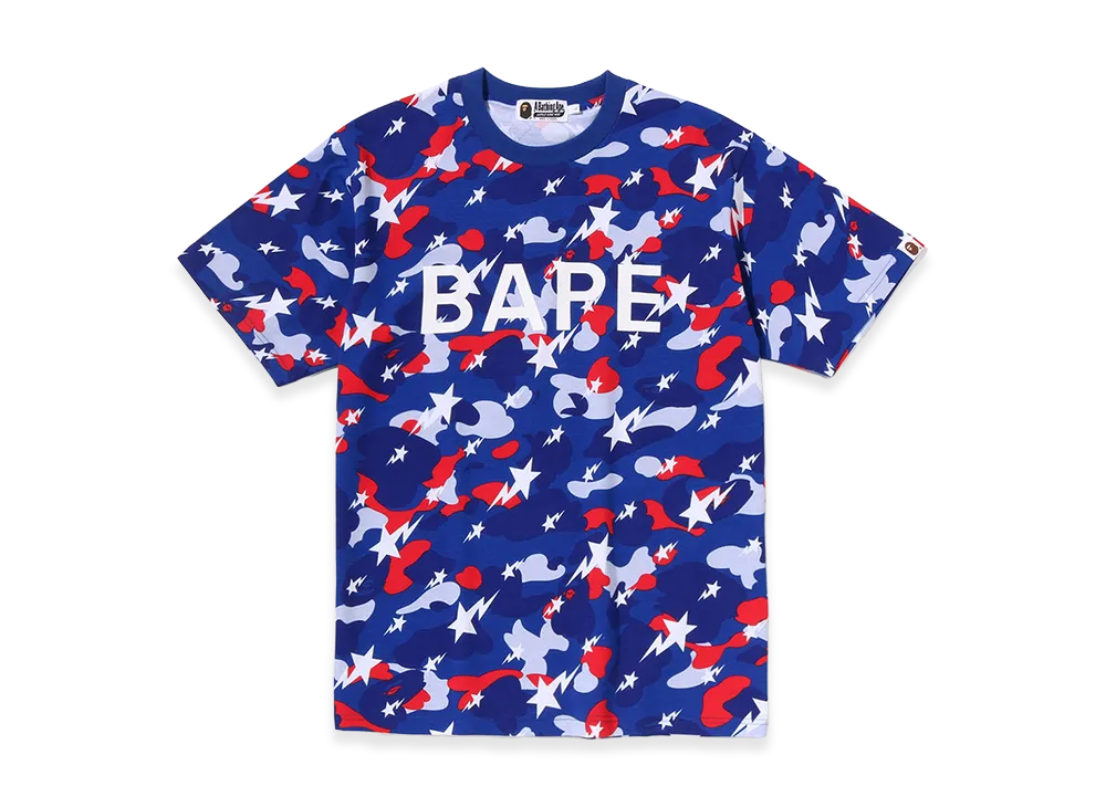 A BATHING APE Sta Strike Camo Tee "Blue"