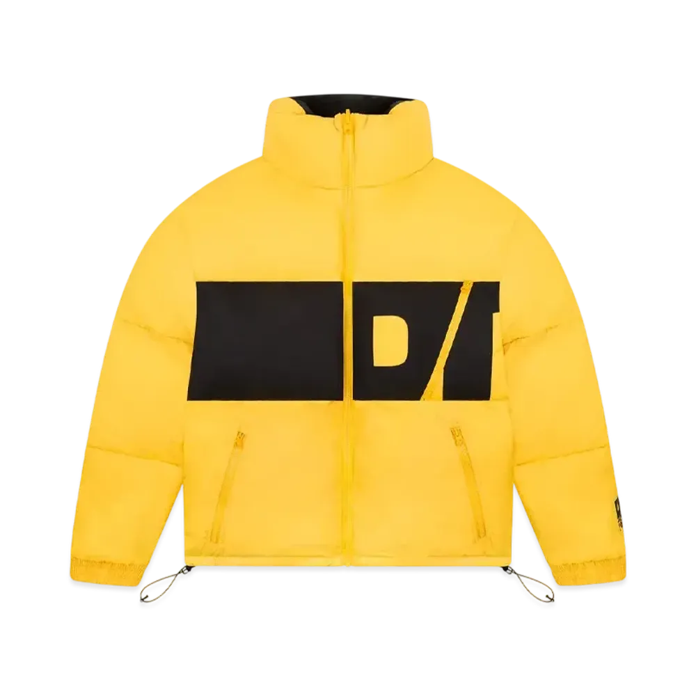 DENIM TEARS DT Outdoor Puffer Jacket "Yellow/Black"