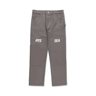 WIND AND SEA x HYSTERIC GLAMOUR Double Knee Painter Pants "Gray"