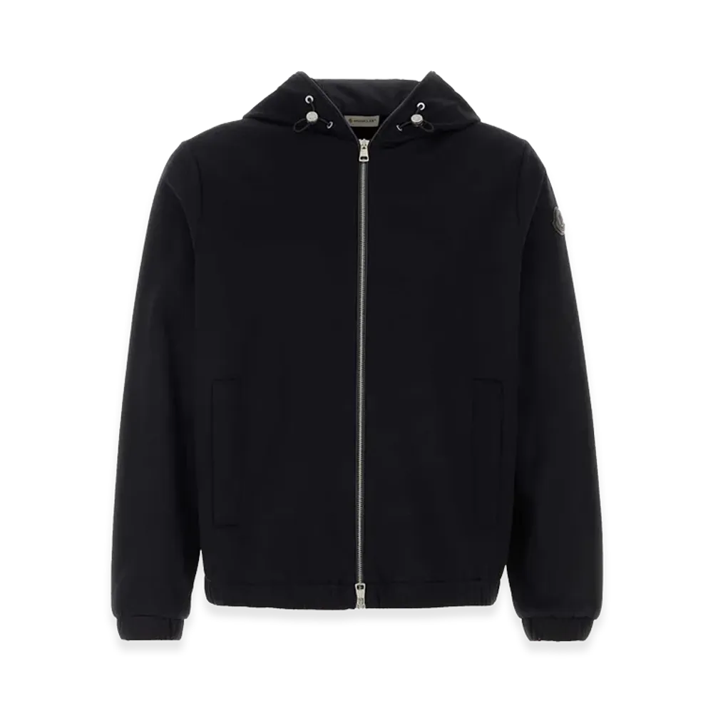 MONCLER Cotton Blend Sweatshirt "Midnight Blue"
