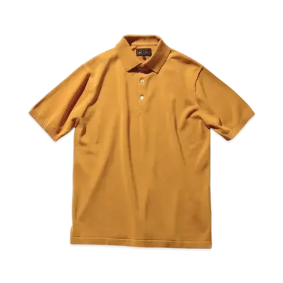 BEAMS Knit Polo 12G "Musterd"