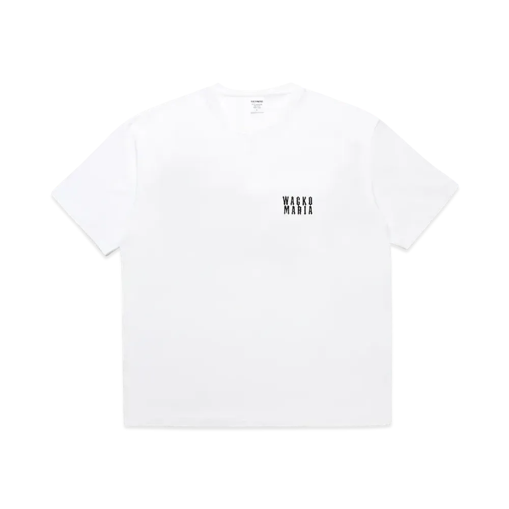 WACKO MARIA Washed Heavy Weight T-Shirt "White"
