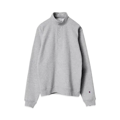 Champion Half Snap Sweatshirt "Oxford Gray"