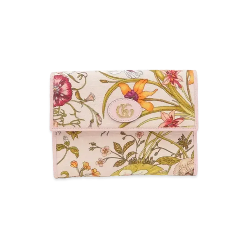GUCCI Flora GG Marmont Document Case Japan Exclusive "Pink"