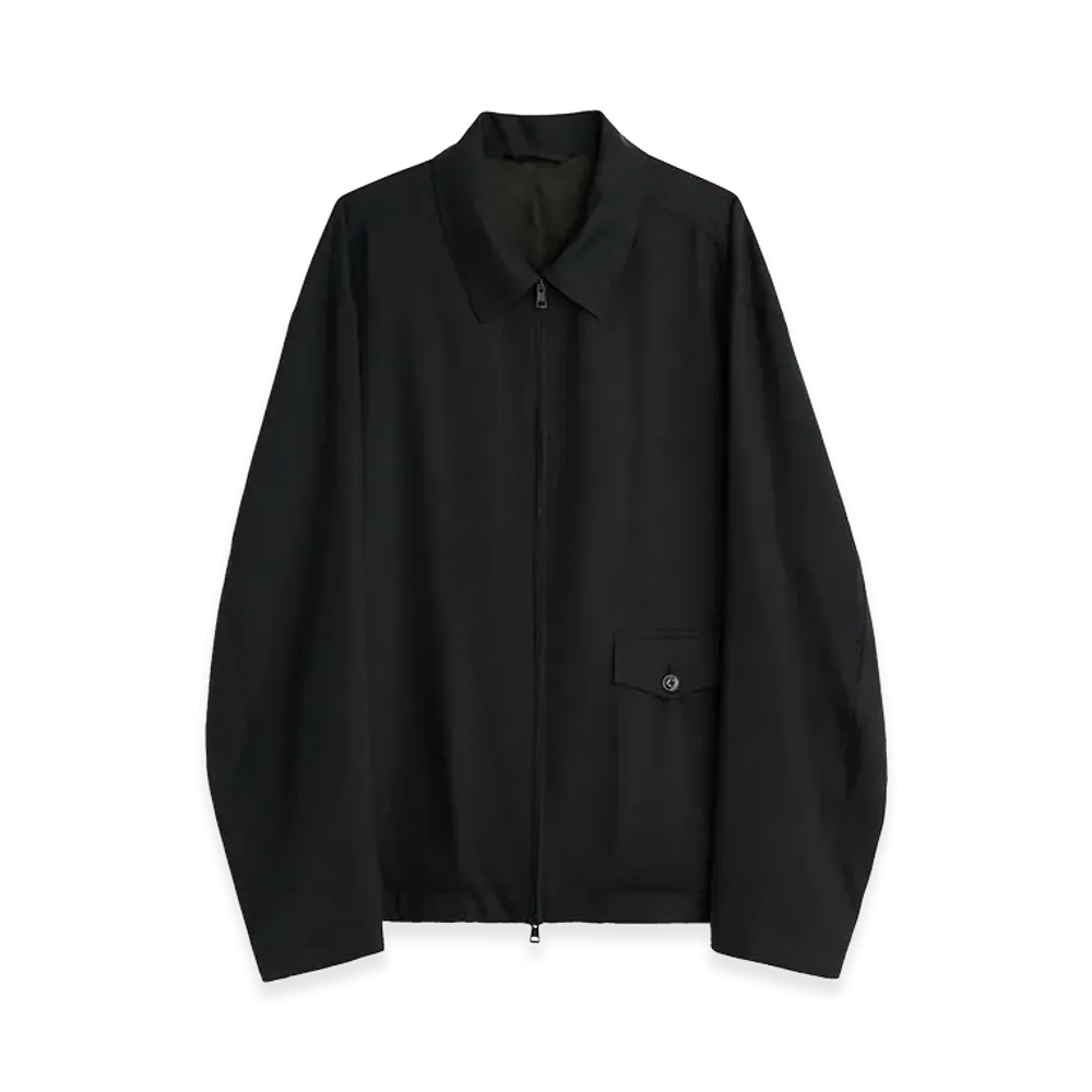 OUR LEGACY Evolved Jacket "Eclipse Black Merino Voile"