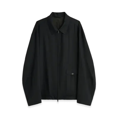 OUR LEGACY Evolved Jacket "Eclipse Black Merino Voile"