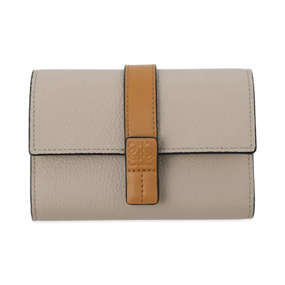 LOEWE SGC Small Vertical Wallet "Light Oat/Honey"
