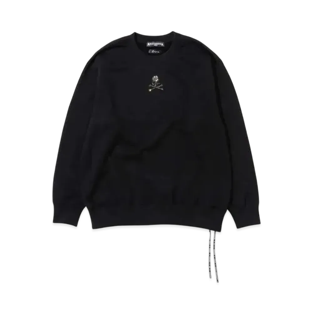 mastermind WORLD Swarovski(R) High Crewneck "Black"
