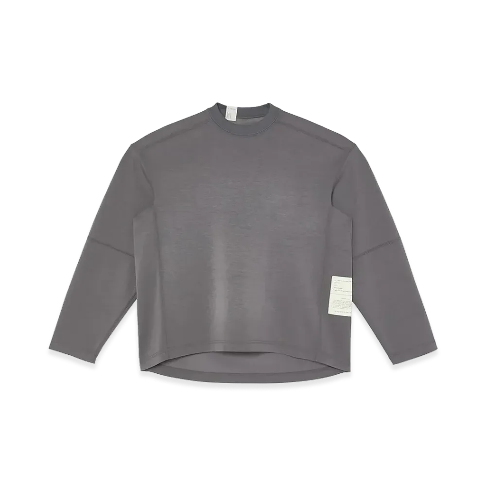 N.HOOLYWOOD TEST PRODUCT EXCHANGE SERVICE Panelled Long Sleeve T-Shirt "Grey"