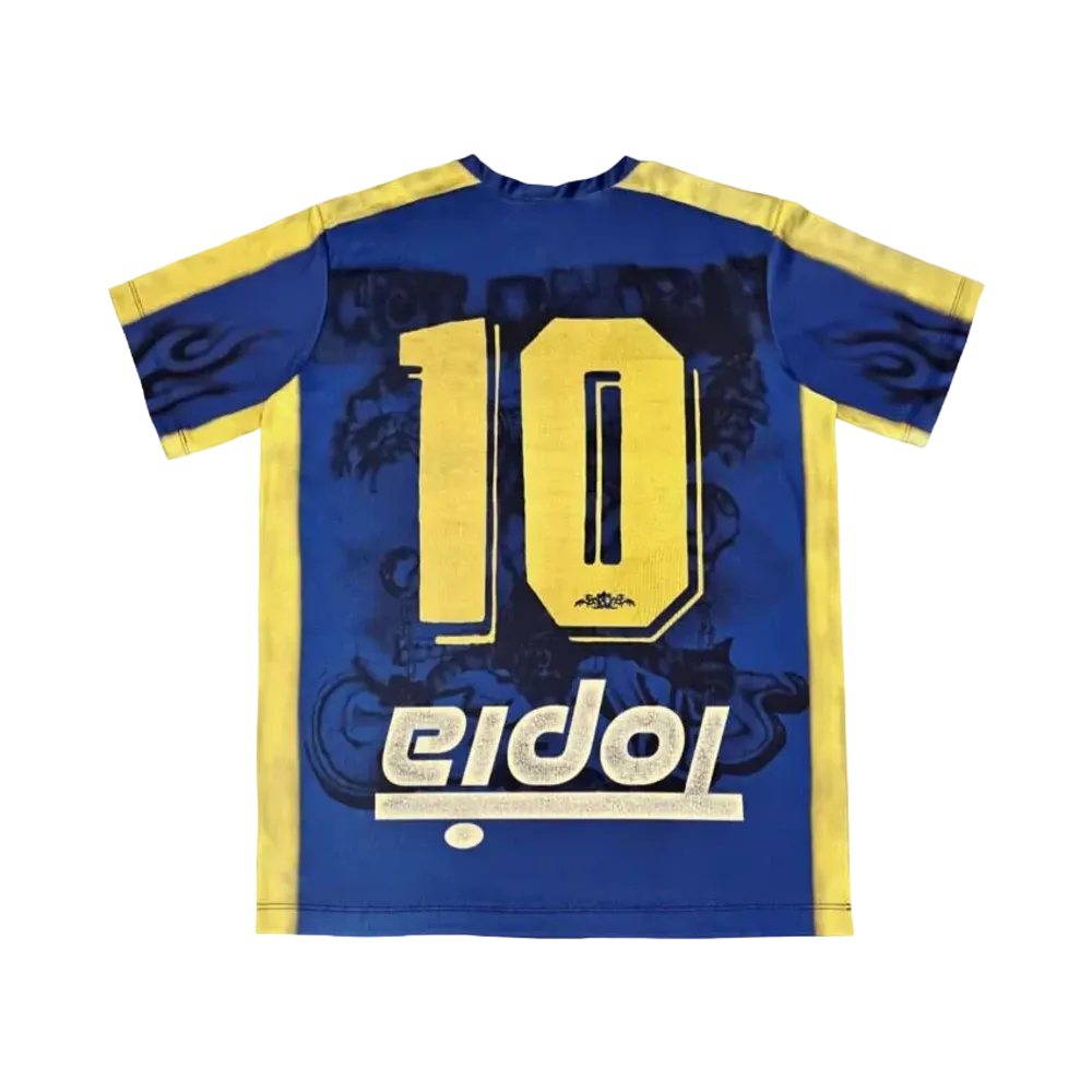 Travis Scott Colombia Soccer Jersey "Blue Yellow"
